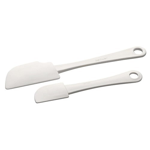 White Dough Scraper Set - 2 Piece ABS/PP Plastic, 25×5 cm